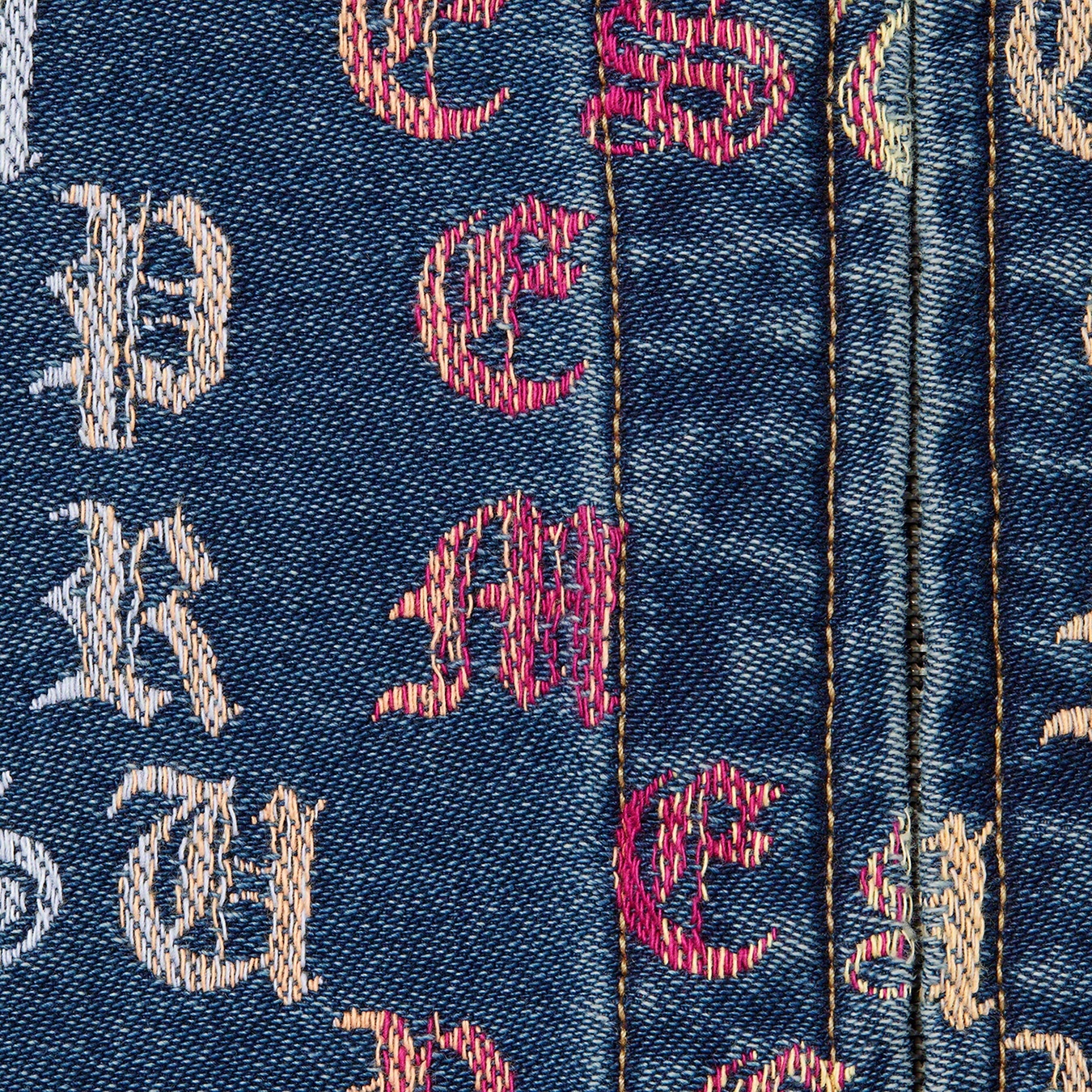 Gradient Jacquard Denim Work Jacket view 15